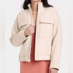 A New Day Women's Brushed Padded Tan Jacket